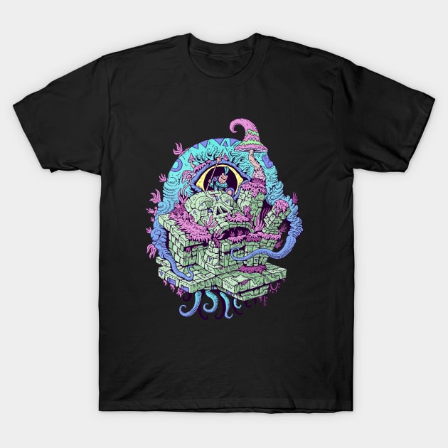 MONSTER RUIN T-Shirt by DOODLESKELLY